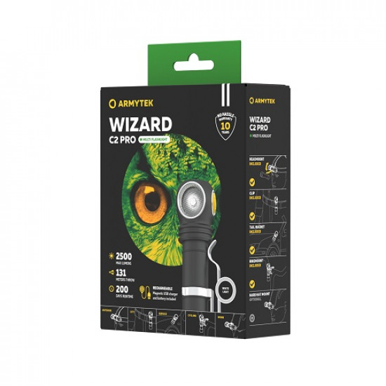 Фонарь Armytek Wizard C2 Pro Magnet USB