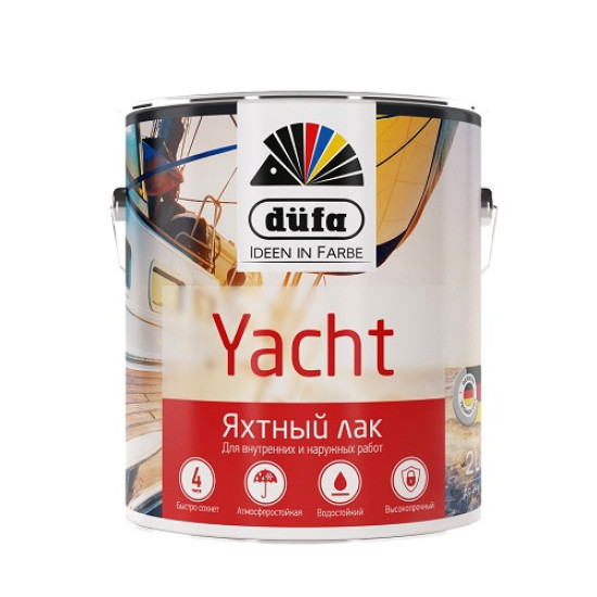 Лак яхтный düfa YACHT полуматовый Лак яхтный düfa YACHT полуматовый