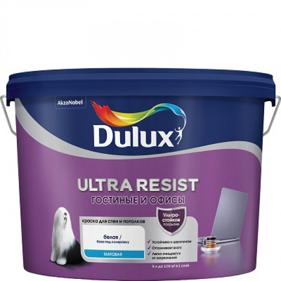 Краска Dulux Ultra Resist Гостиные и Офисы 10л