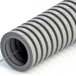 Труба гофрированная ПВХ 16мм с зондом (100м)