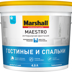 Маршал Краска Maestro Фантазия 4,5л. Маршал Краска Maestro Фантазия 4,5л.