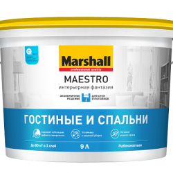 Маршал Краска Maestro Фантазия 9,0л. Маршал Краска Maestro Фантазия 9,0л.