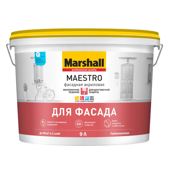 Маршал Краска Maestro Фасад 9,0л.