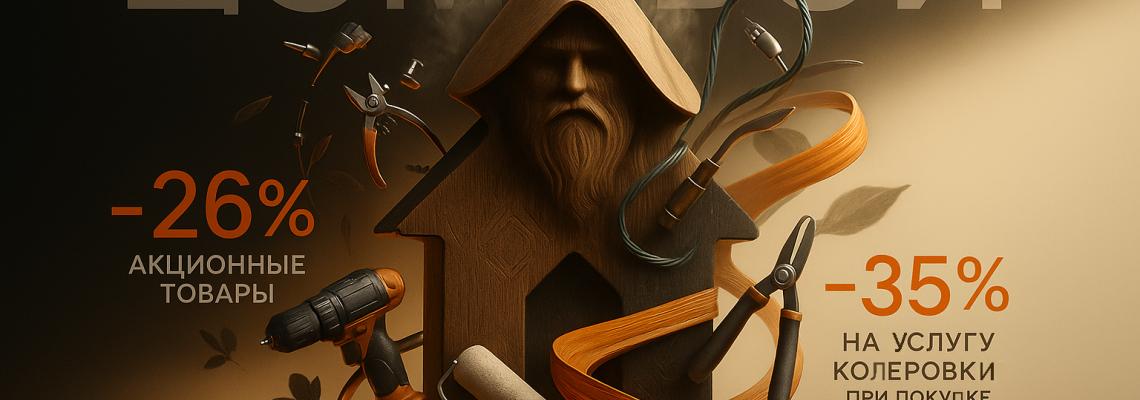 Акция в магазине «Домовой» Акция в магазине «Домовой»