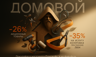 Акция в магазине «Домовой»